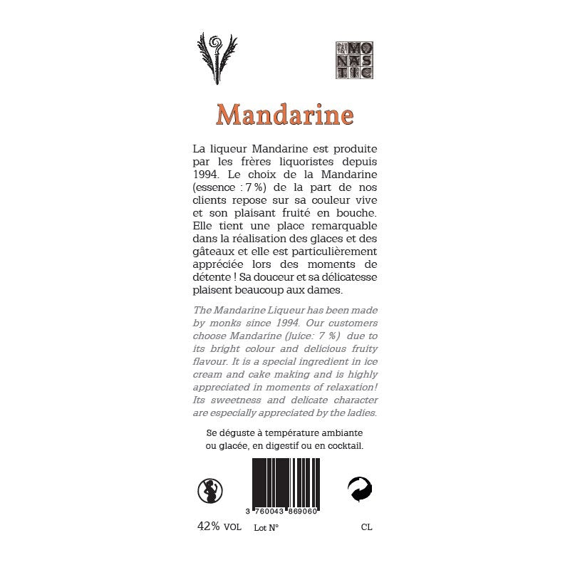 Liqueur Mandarincello - Côte d'Azur