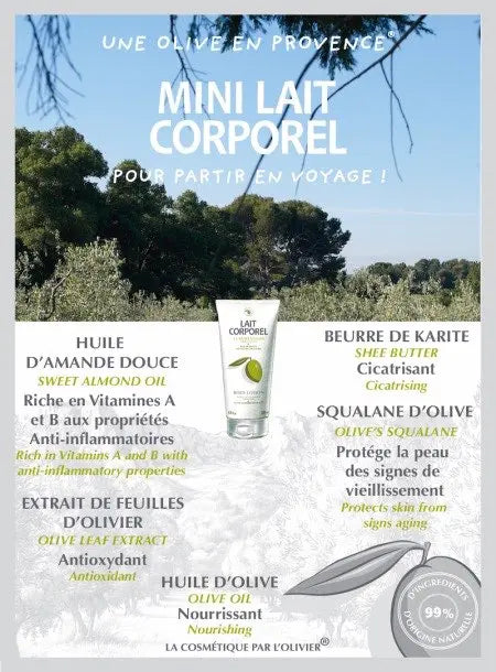 Une Olive en Provence - Lait pour le corps Ă  l'huile d'olive