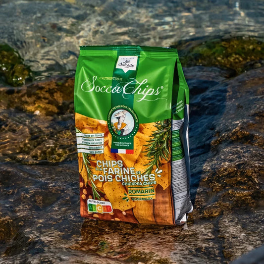 Socca Chips - Farine de pois chiches & romarin - Bio