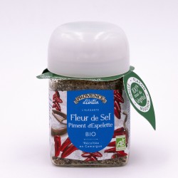 Provence d'Antan - Fleur de sel au piment d'Espelette AOP - Bio - 70 g